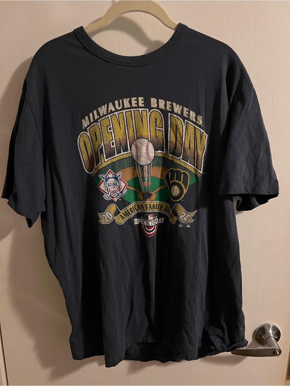 Milwaukee Brewers 47 Brand Opening Day 2024 Shirt Size XXL